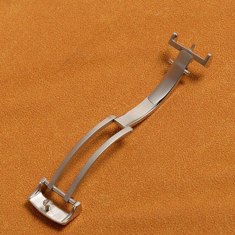 18mm Top Quality SS Depolyment Buckle Clasp For Glashutte Watch Band Strap Tool