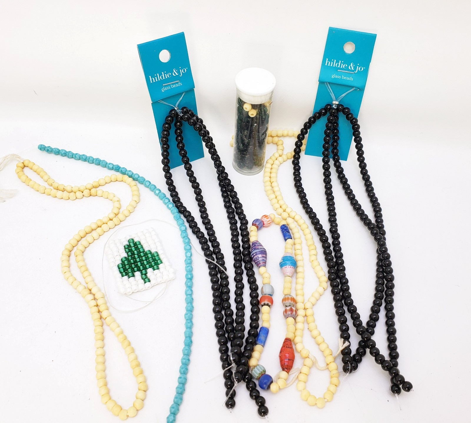 Lot of Glass Bead Necklaces Hildie & Jo and Other Beads Plus FREE Beads