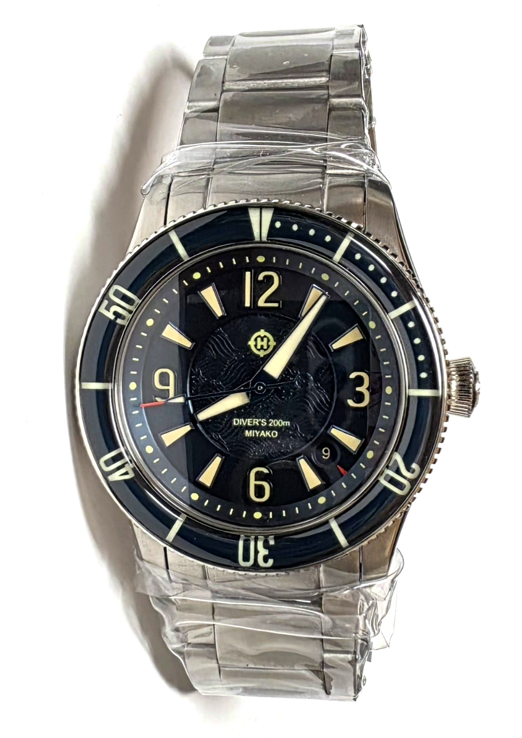 Helm Miyako Blue Dial & Bezel Automatic Men’s Dive Watch with Date – USED