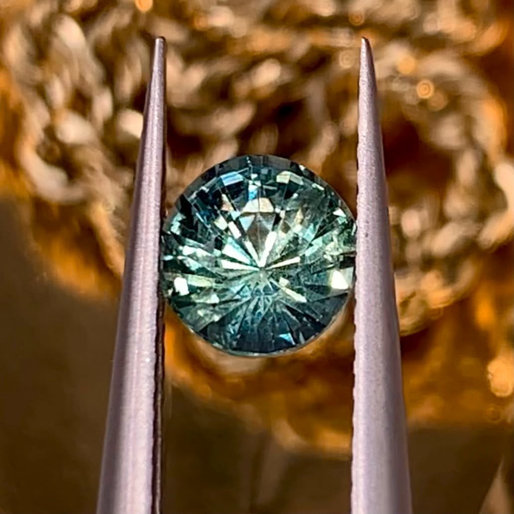 1.06Ct Natural Unheated Rare Teal Sapphire From Madagascar