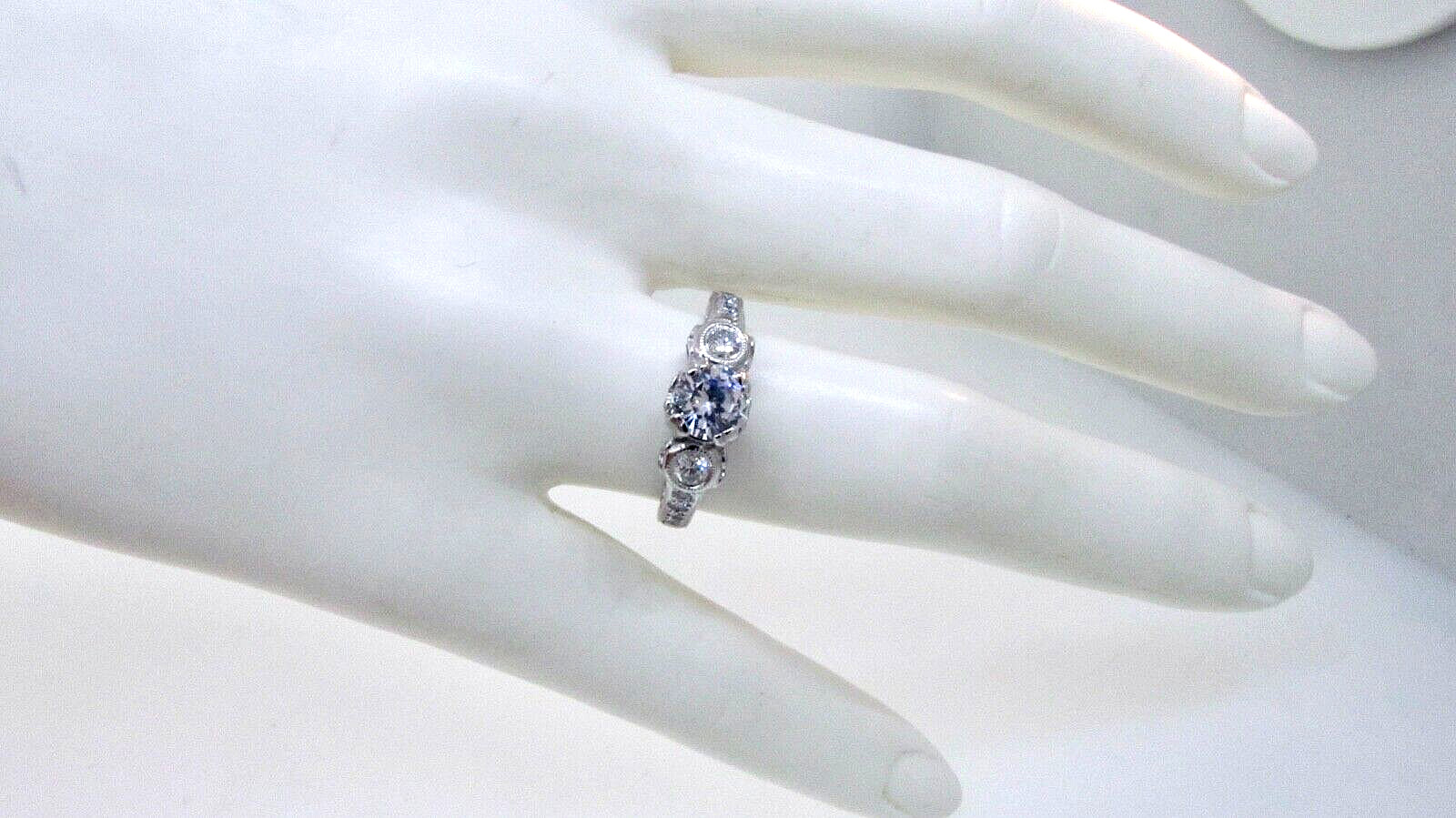 Art Deco Style Platinum Diamond Engagement Ring Setting *ONLY $990*