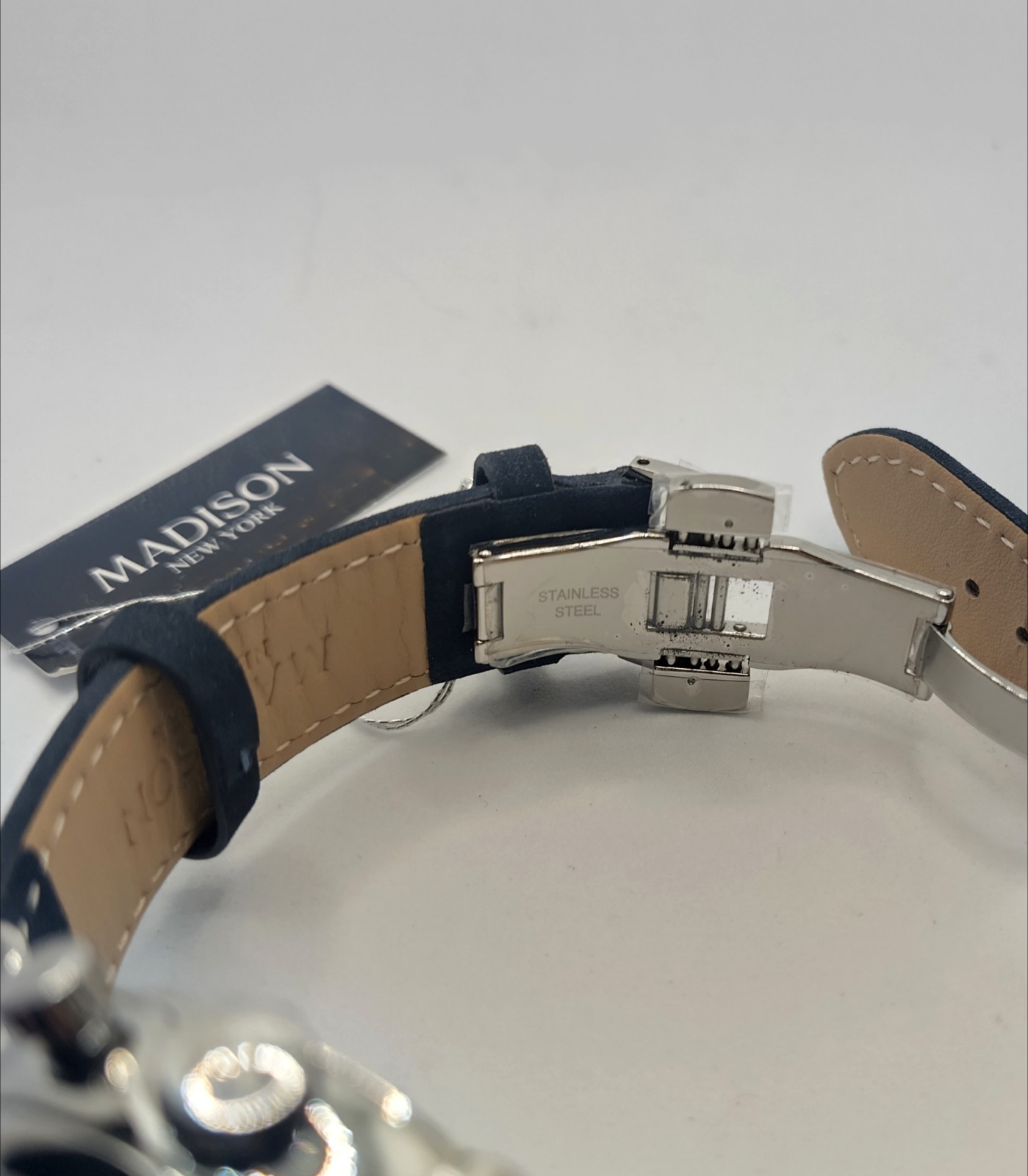 Unworn Madison New York Seventh Avenue Chronograph Quartz Watch Ref:MA011013-1