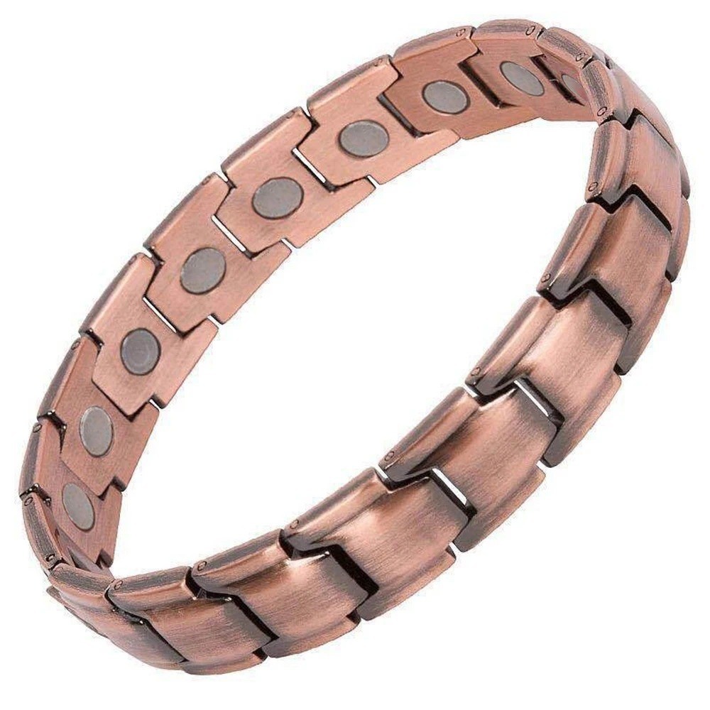 3X Ultra Strength Magnetic Copper Bracelet Vintage Copper Men’s Therapy Energy