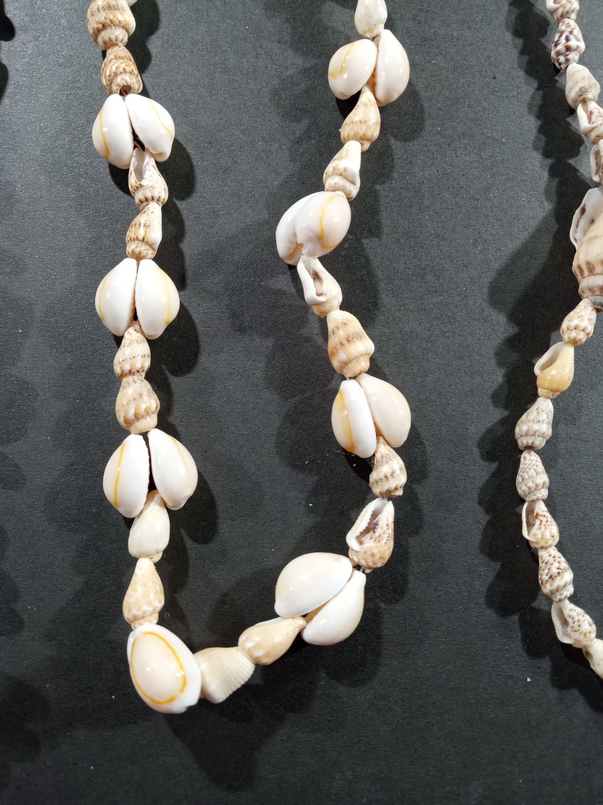 Lot Of 14 Seashell Necklaces 30-34in Long Mixed Earthy Tones Beach Vacation Vibe