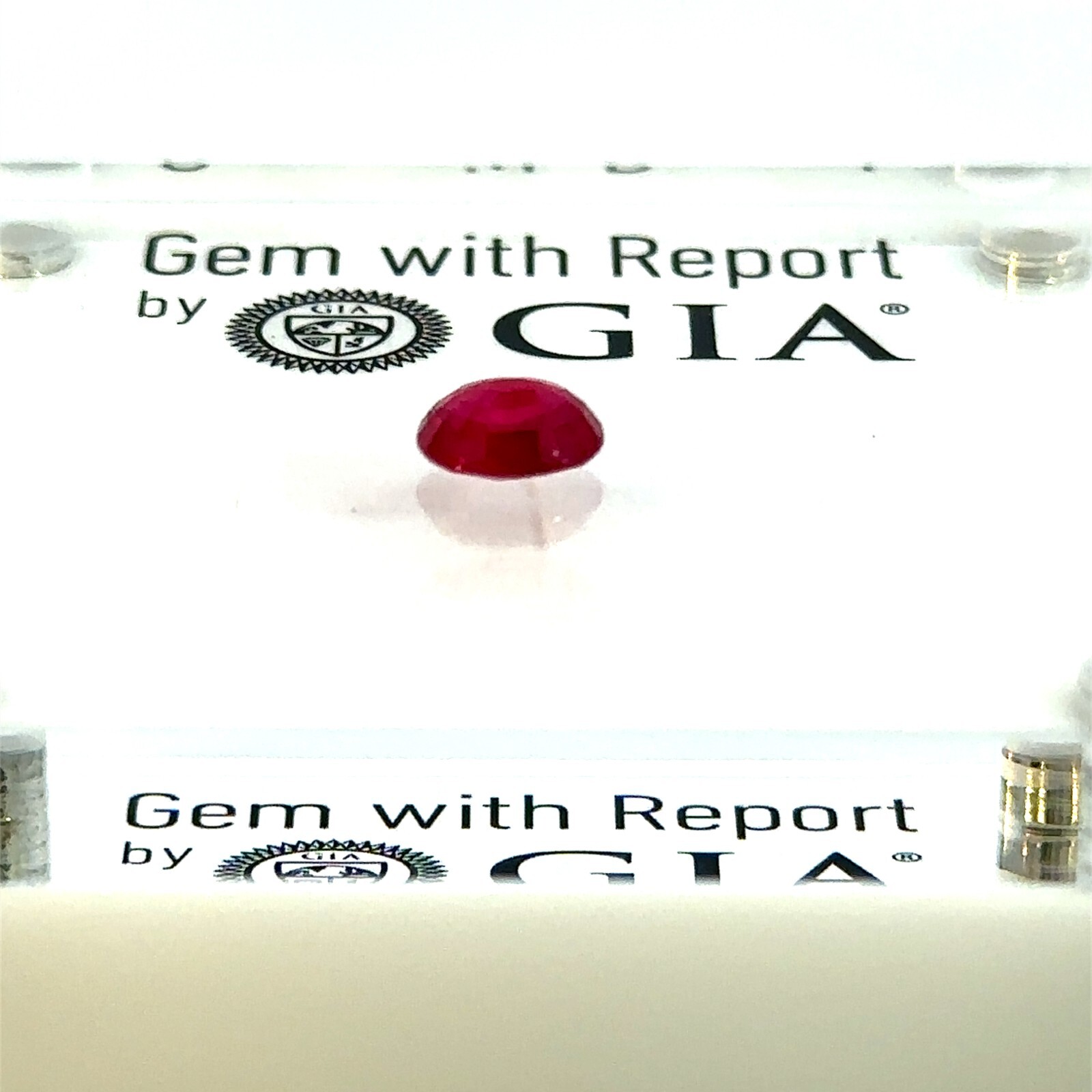 GIA Certified 1.03 Carats 6.31 x 5.59mm Oval Burmese Ruby Loose Gemstone – G012