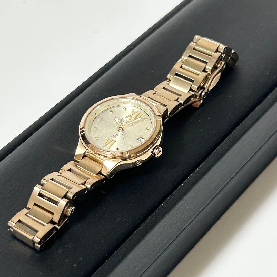 Citizen xC Eco-Drive Solar Radio Controlled Womens Watch Titanium Gold