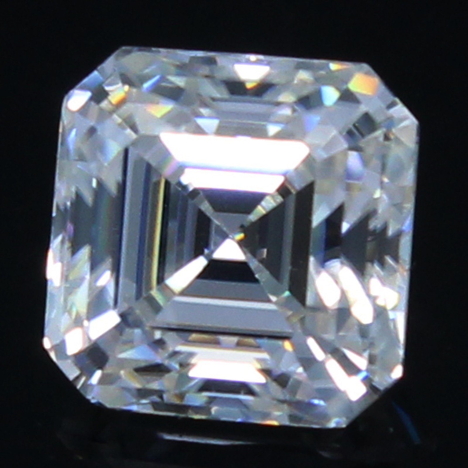 Natural 1.9 Ct Certified D Color VVS1 Excellent 7.00 MM Asscher White Diamond