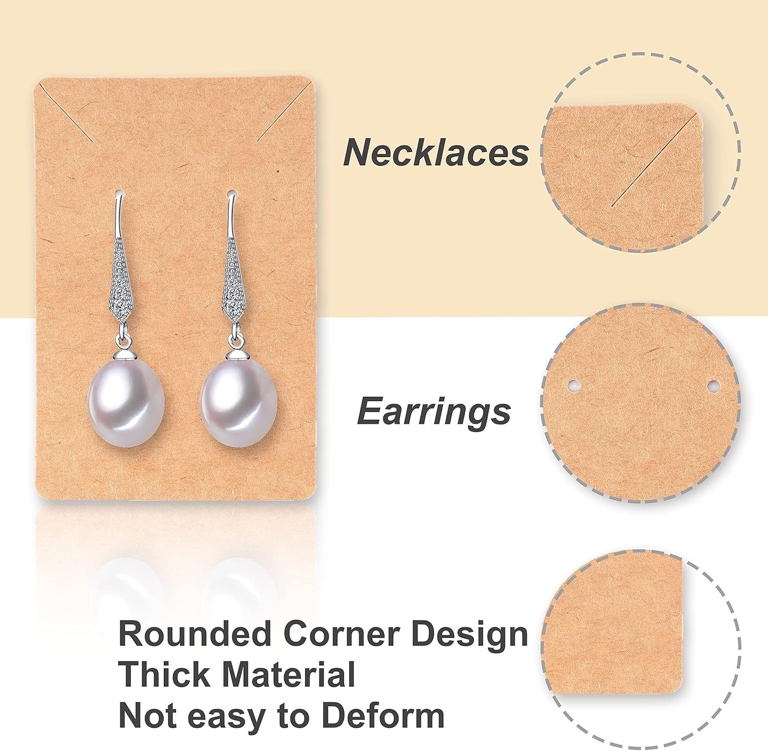 100 Earring Display Cards with 200 Backs & 100 Bags – Perfect for Every Occasion
