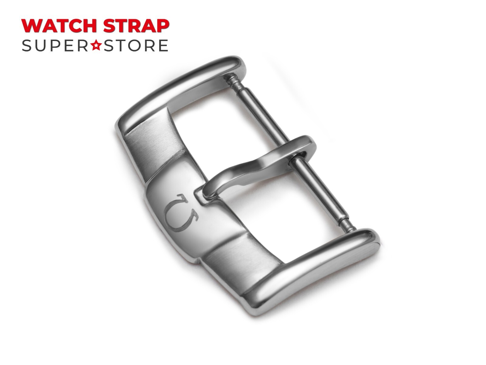 20mm SILVER Tongue Classic Buckle For OMEGA Leather Watch Strap Band Clasp Pins