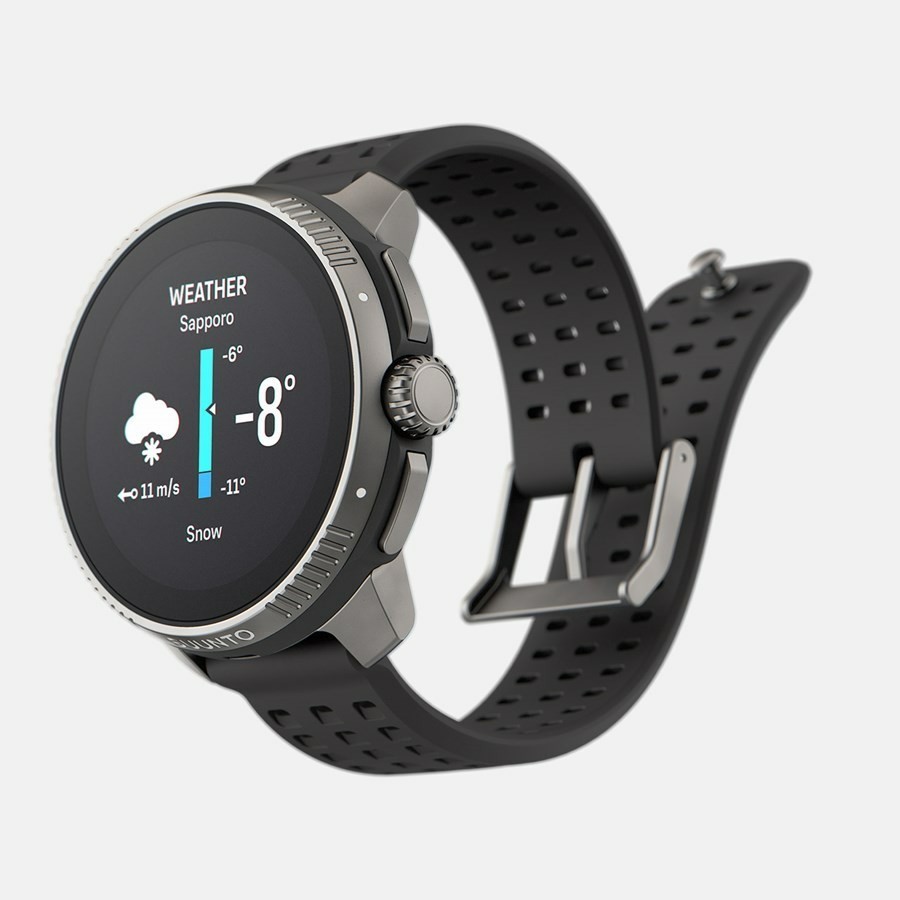 SUUNTO Race SS050932000 49 mm x 49 mm New Watch Men’s Quartz Gray Titanium