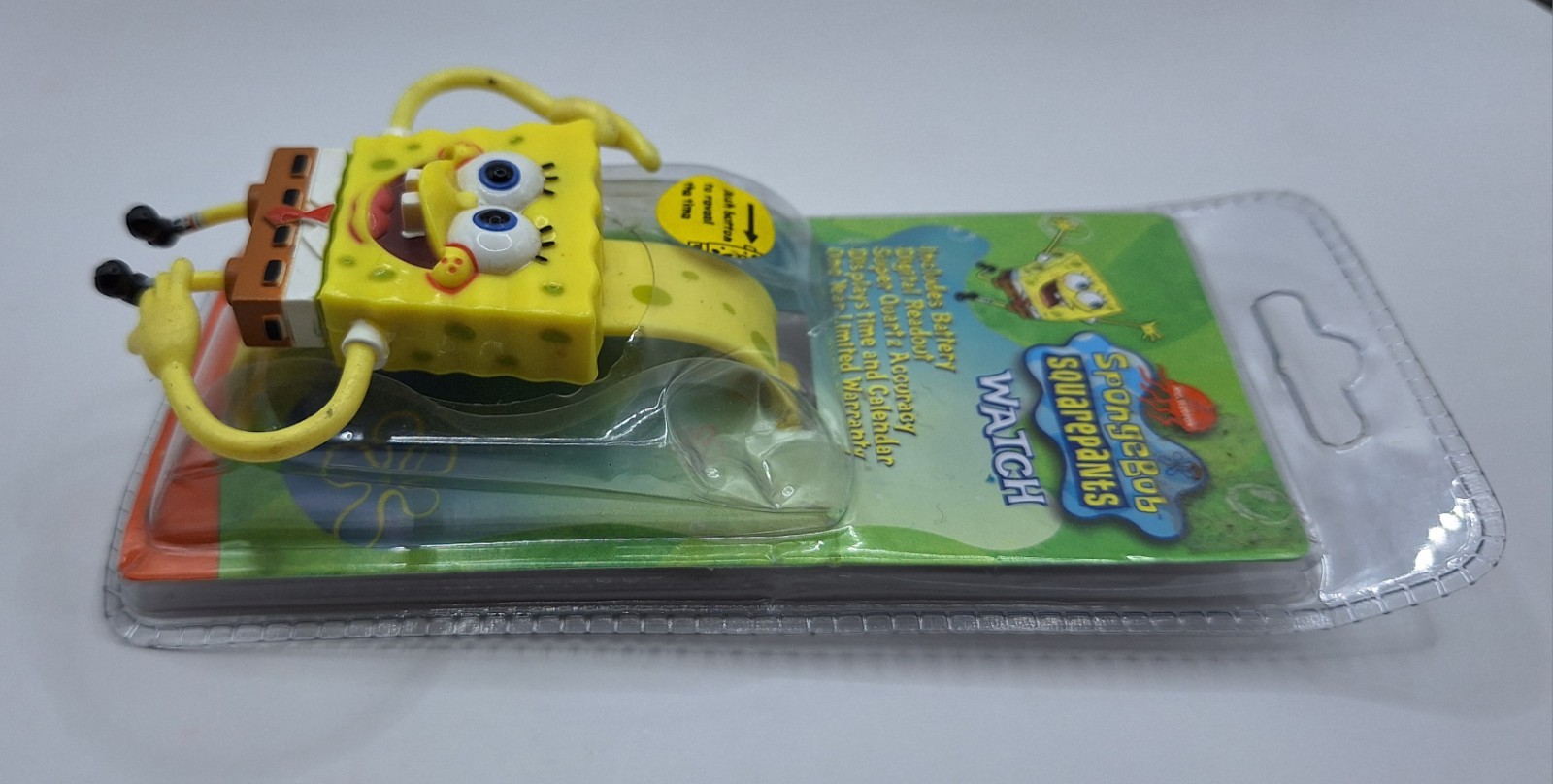 Spongebob Squarepants Kids Watch 2002 Clicks Viacom Nickelodeon Vintage NEW/NOS