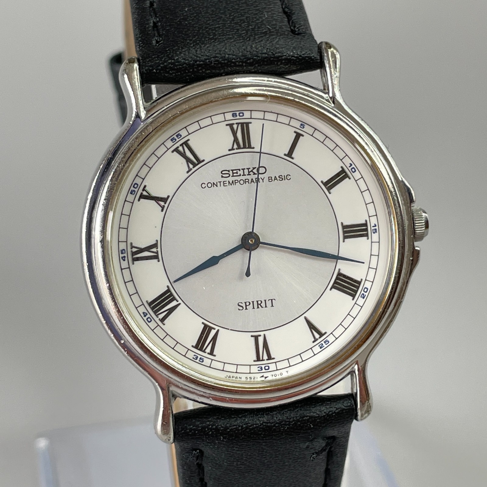 Seiko Spirit Contemporary Basic 5S21-7000 [US Stock] 1988 Mens QZ Watch *N.Mint