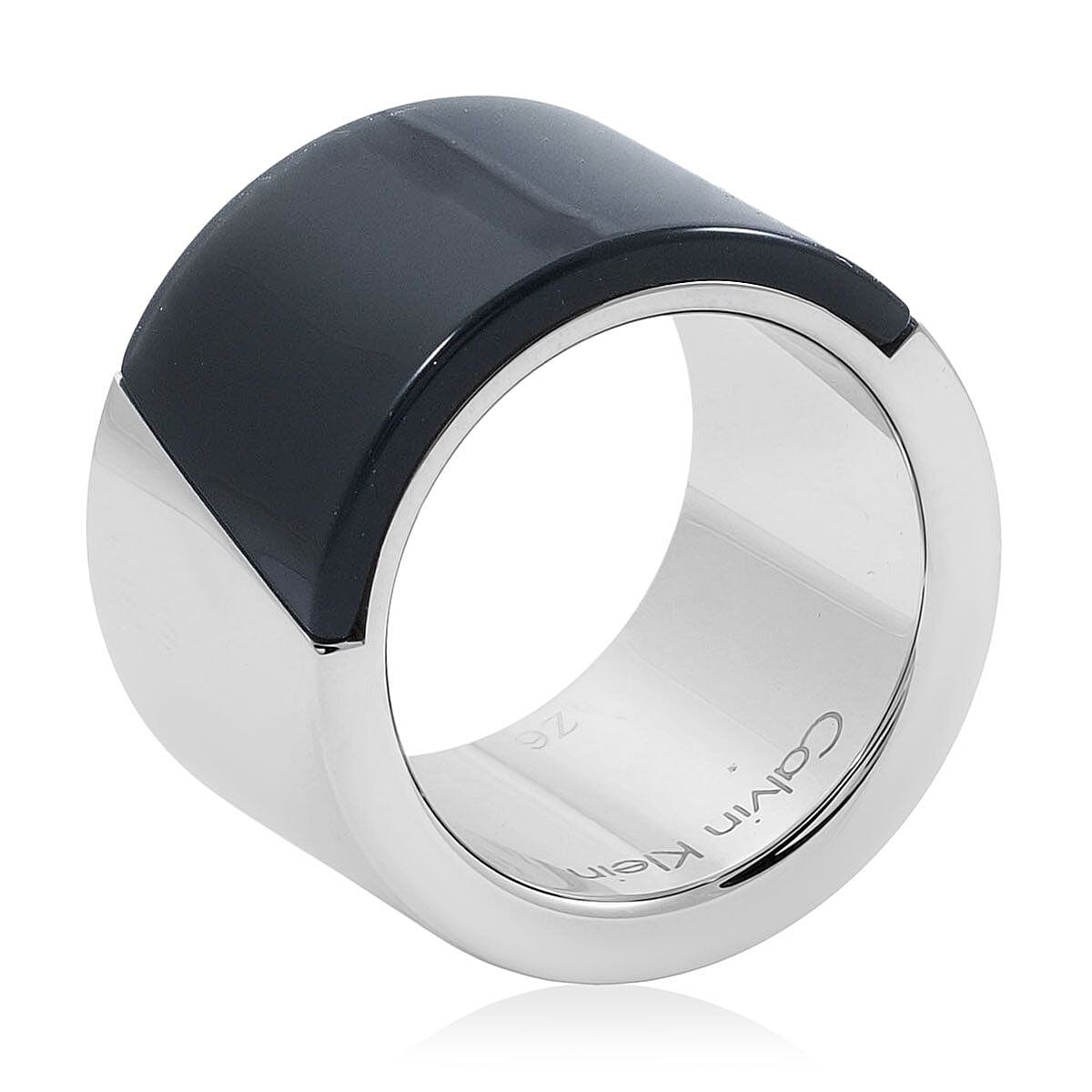 Calvin Klein Distinct Ring in Stainless Steel (Size 6.0)