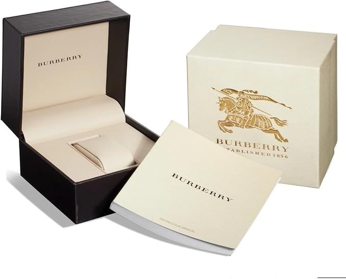 Burberry BU2351 Slim Men’s Watch 40mm Swiss Quartz Black Leather Auth