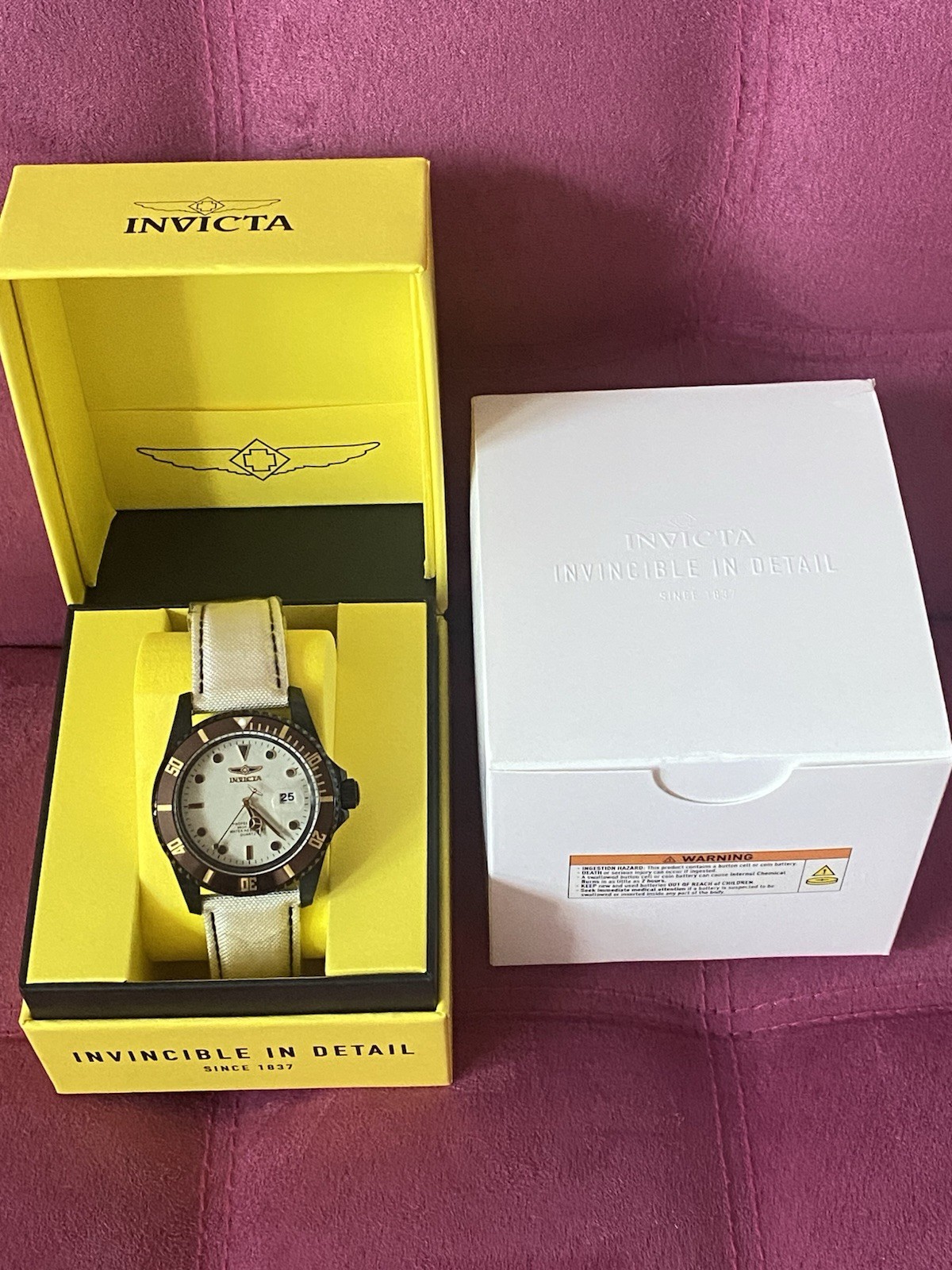 Brand New Invicta Pro Diver Exovian Men’s Watch 42mm Beige (50536)