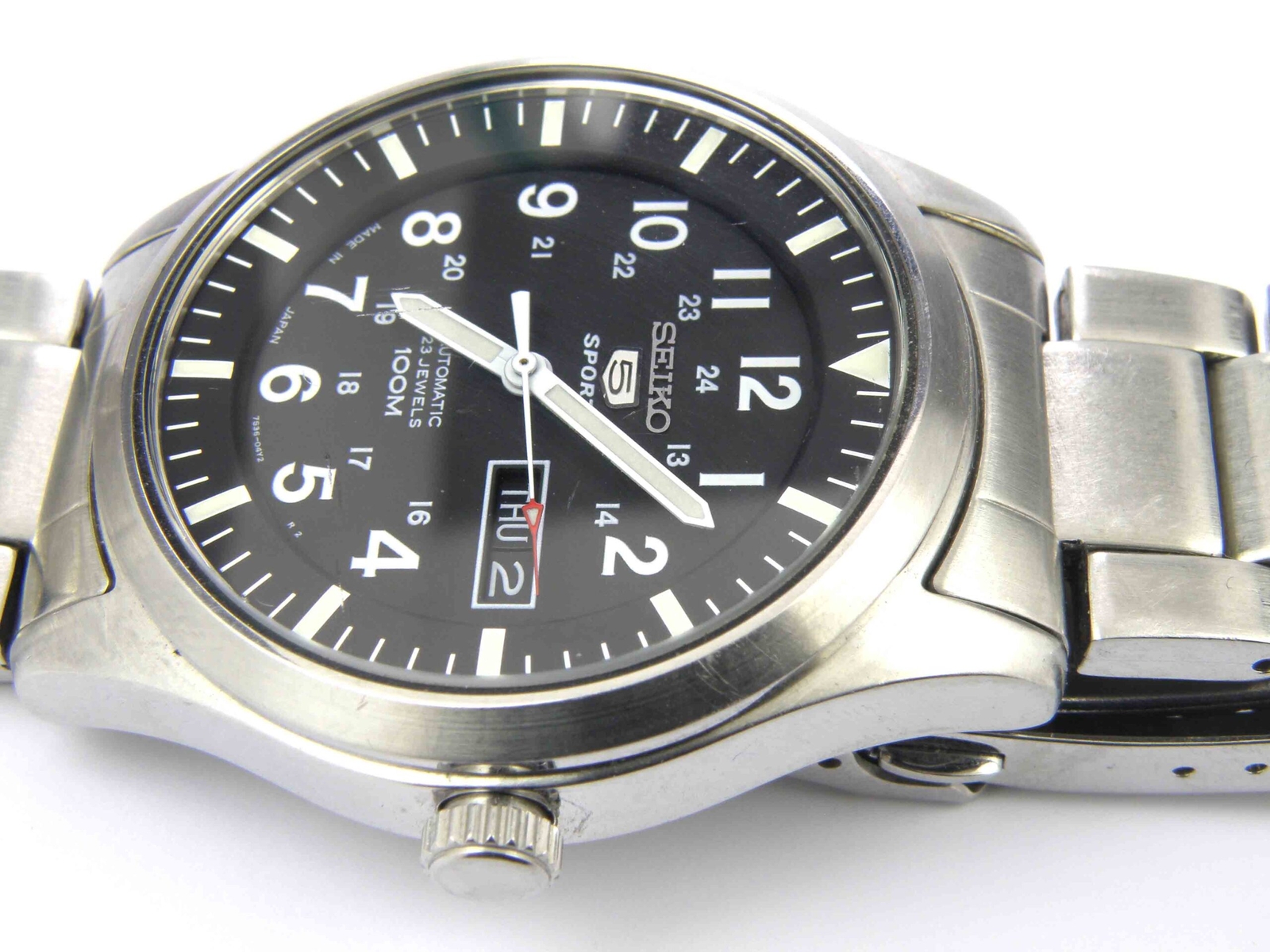 Gents Seiko 5 Automatic Watch 7S36-03J0 – 100m