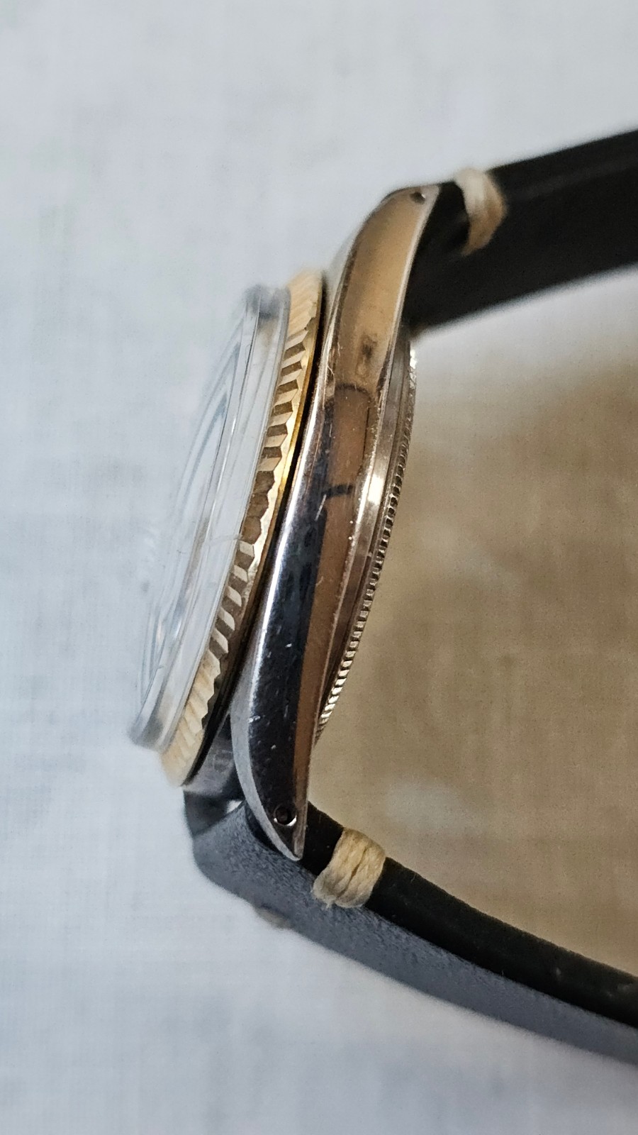 Rolex Datejust 1601 Blue Pie-Pan Dial Two-Tone Men’s Automatic Watch 1974