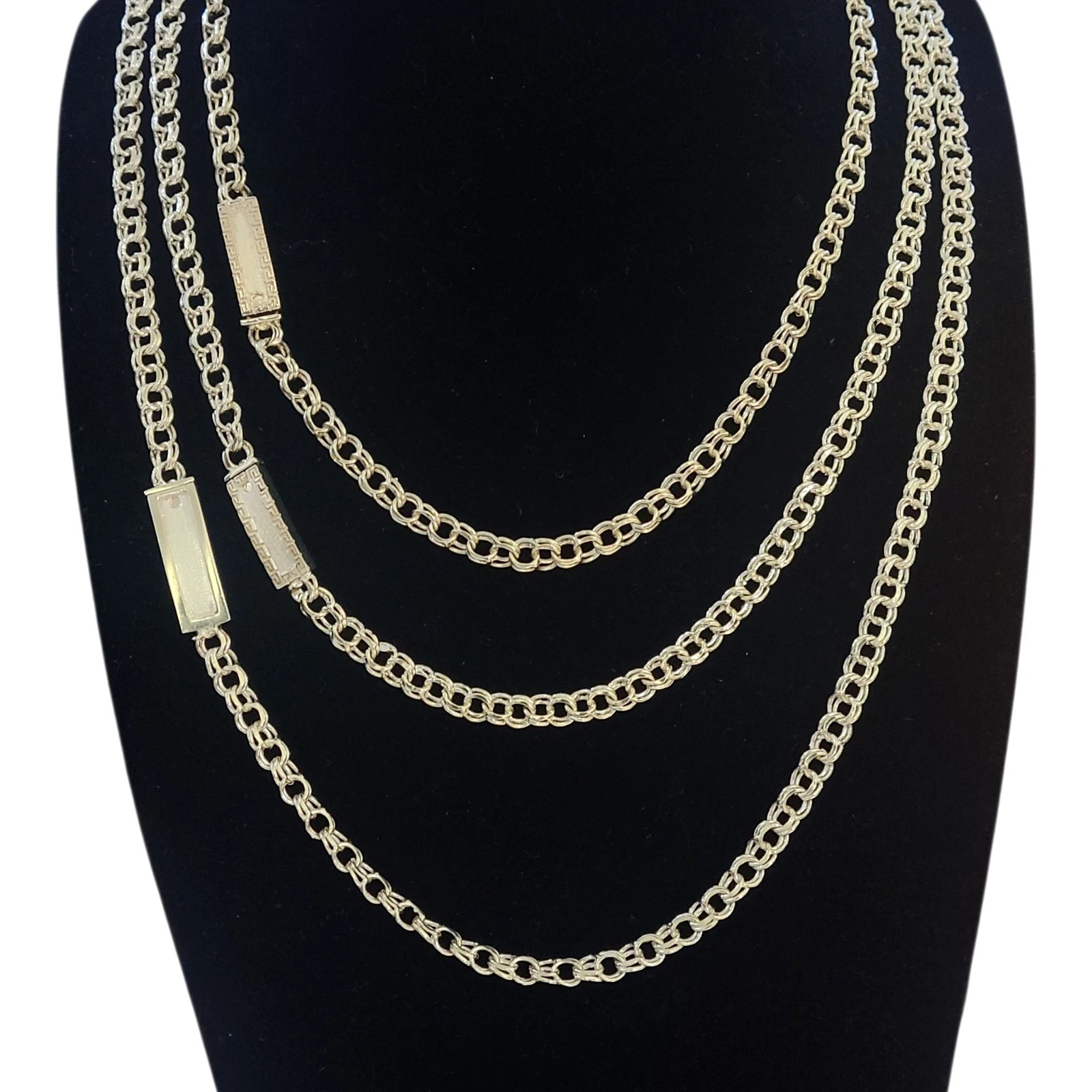 Real 10K Solid Yellow Gold Chino ID Link Chain Necklace 5mm 22″ Box Lock Mens