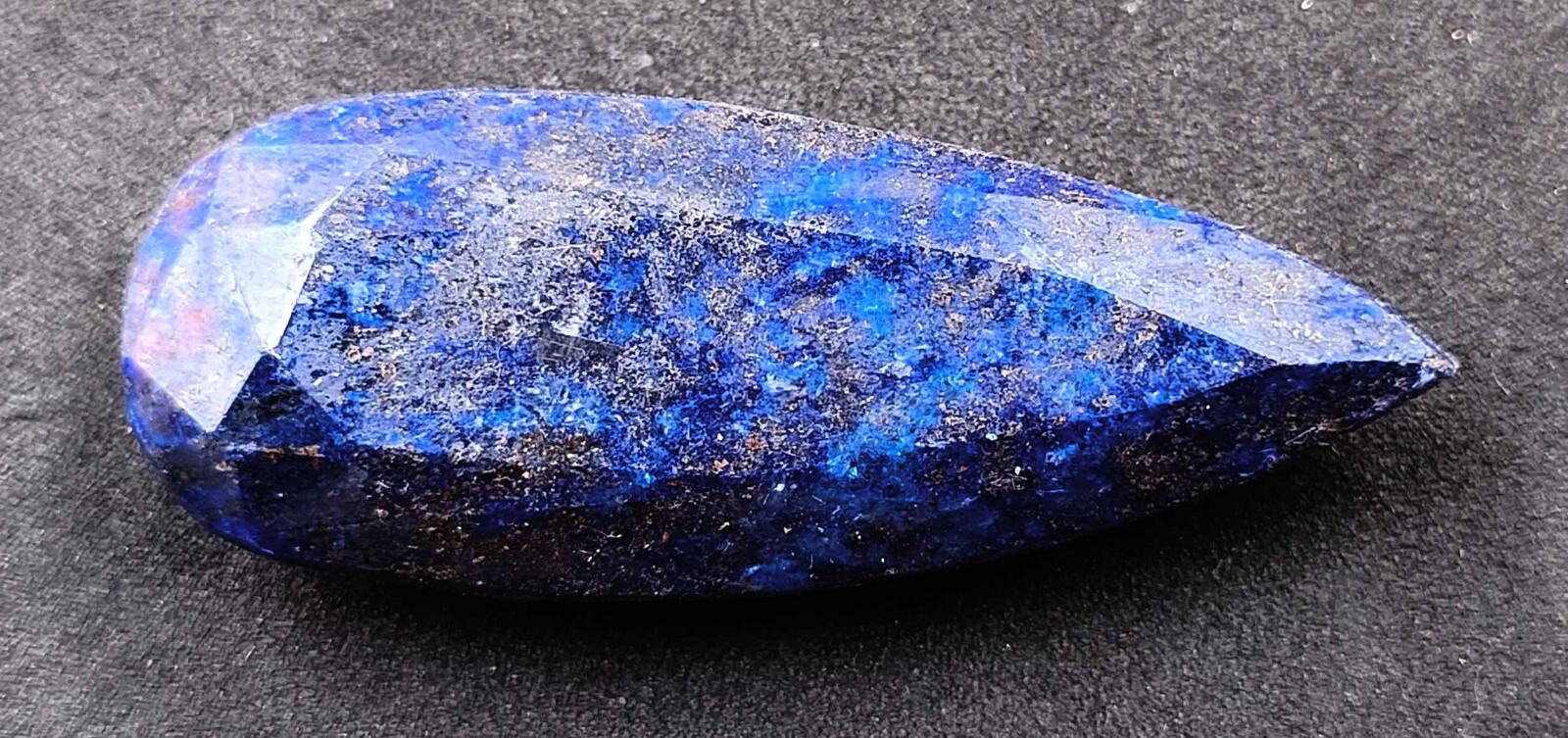 Natural Certified 261 Ct African Pear Cut Royal Blue Sapphire Loose Gemstone KKR