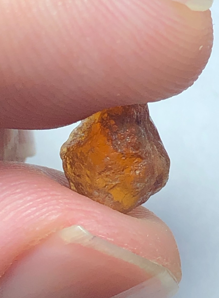 60 carat Natural facet rough quality hessonite garnet from Africa loose gemstone