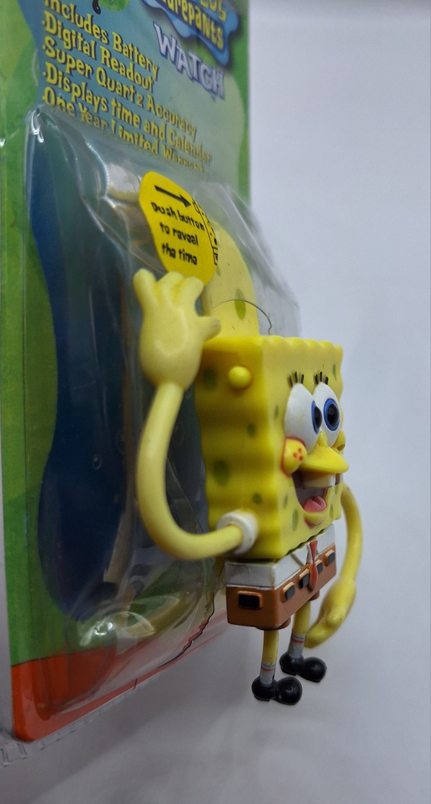 Spongebob Squarepants Kids Watch 2002 Clicks Viacom Nickelodeon Vintage NEW/NOS