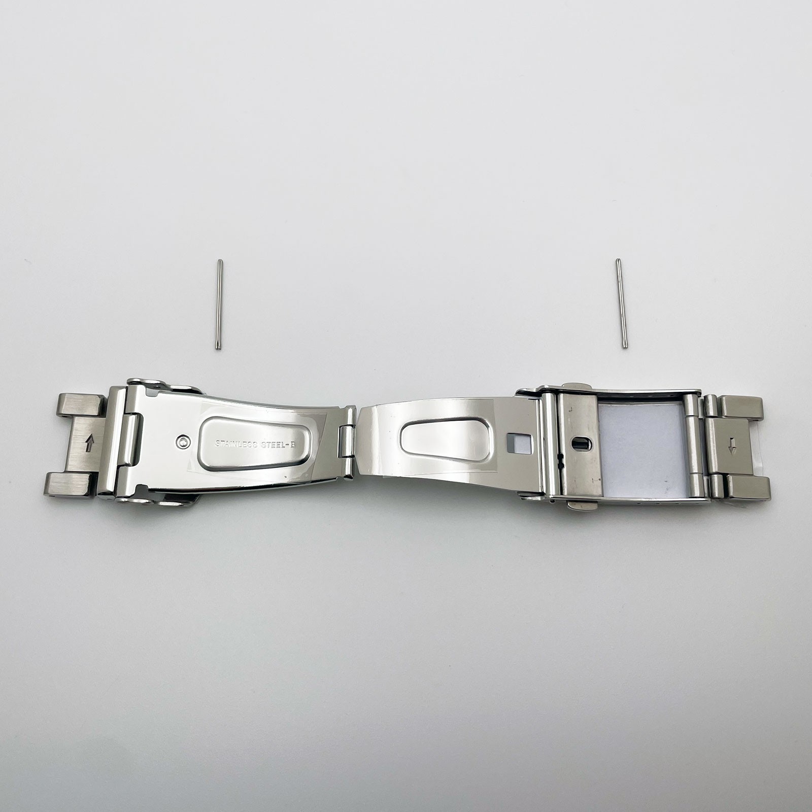 Seiko 5 Sports Watch Bracelet Clasp with Pins SRPD SRPK SRPL 42.5 mm Push Button