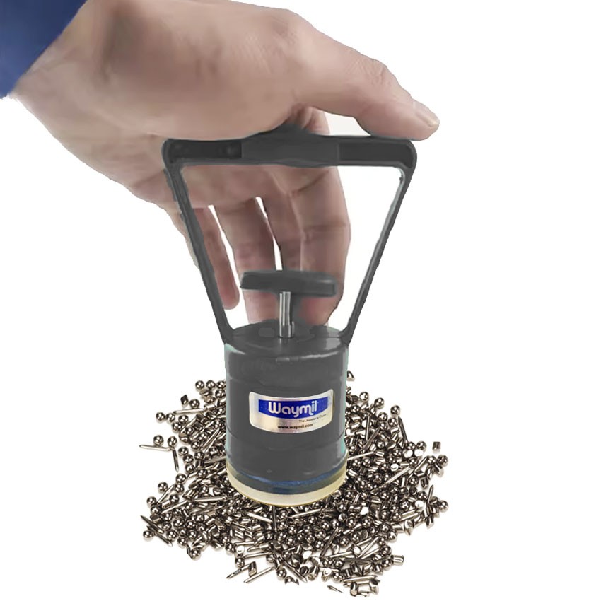 Waymil Quick Release Magnetic Separator Pick Up Tool 8 Lb Capacity Spring Loaded