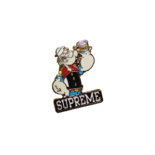 Supreme Popeye Gold Enamel Pin (Sold Out Collectors Item)