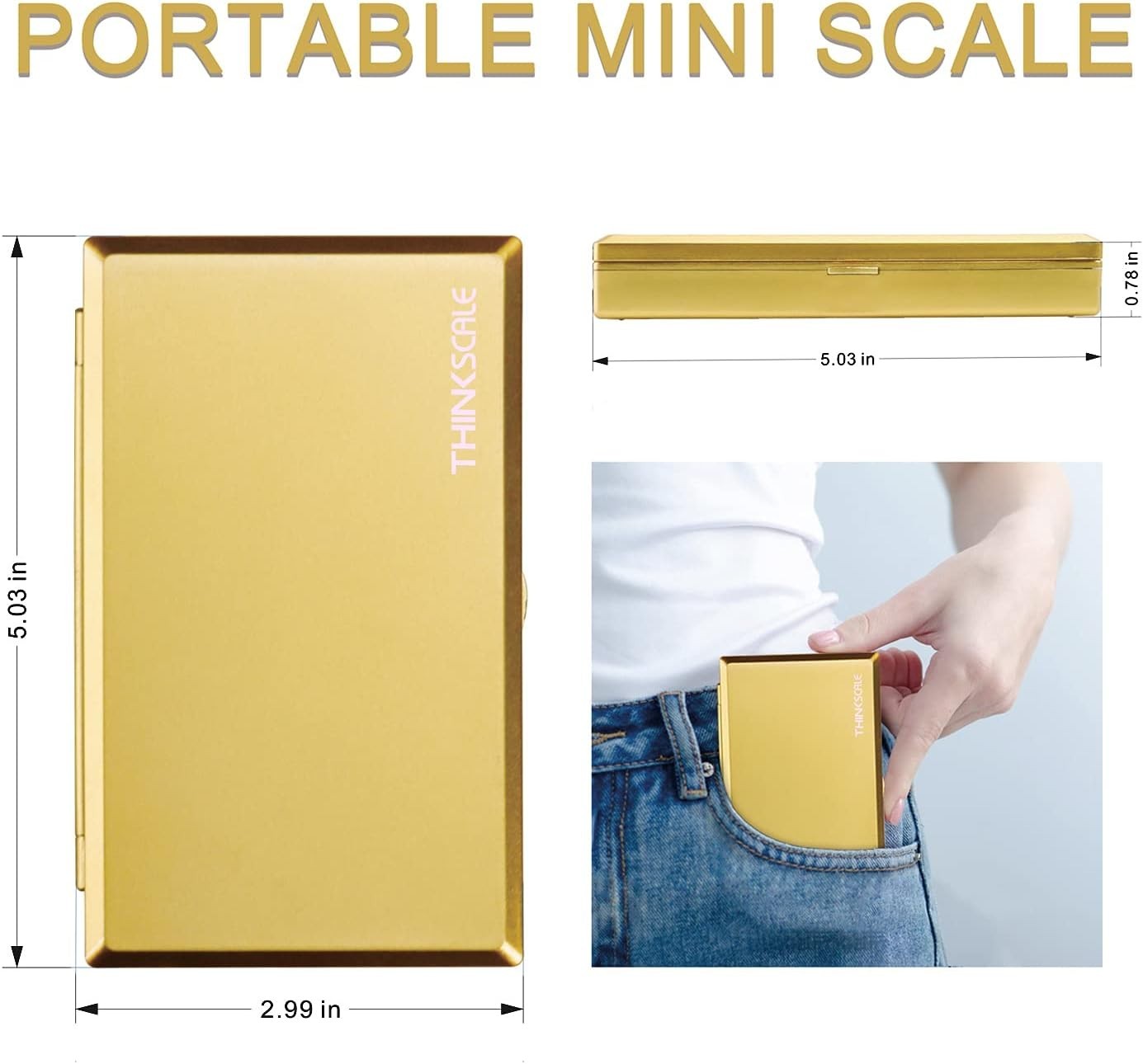 Mini Digital Milligram Scale for Gems & Powders – Accurate 50g/0.001g Weighing