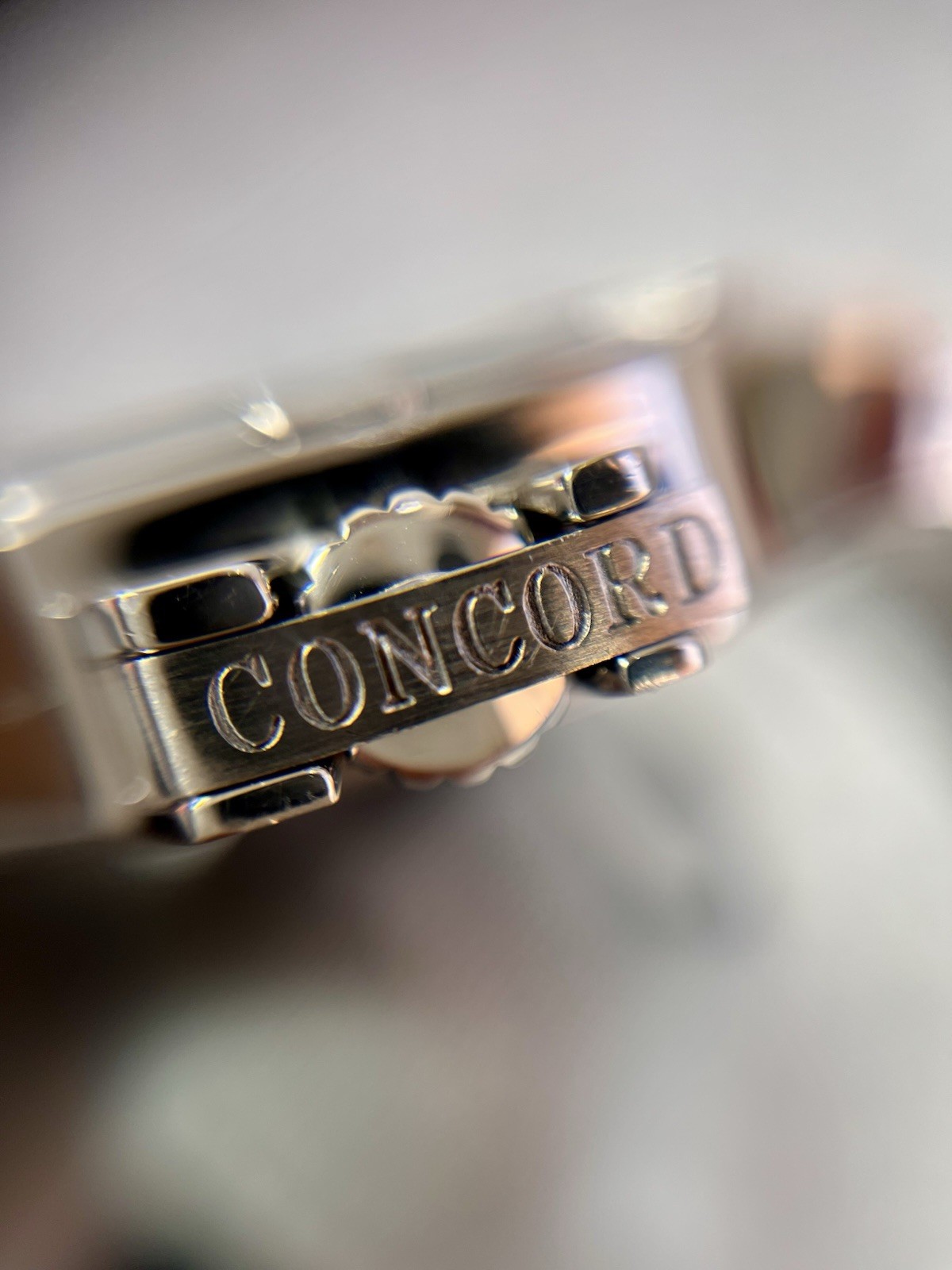 Concord Saratoga Big Date 38mm Automatic Watch Stainless Steel ETA Movement Box