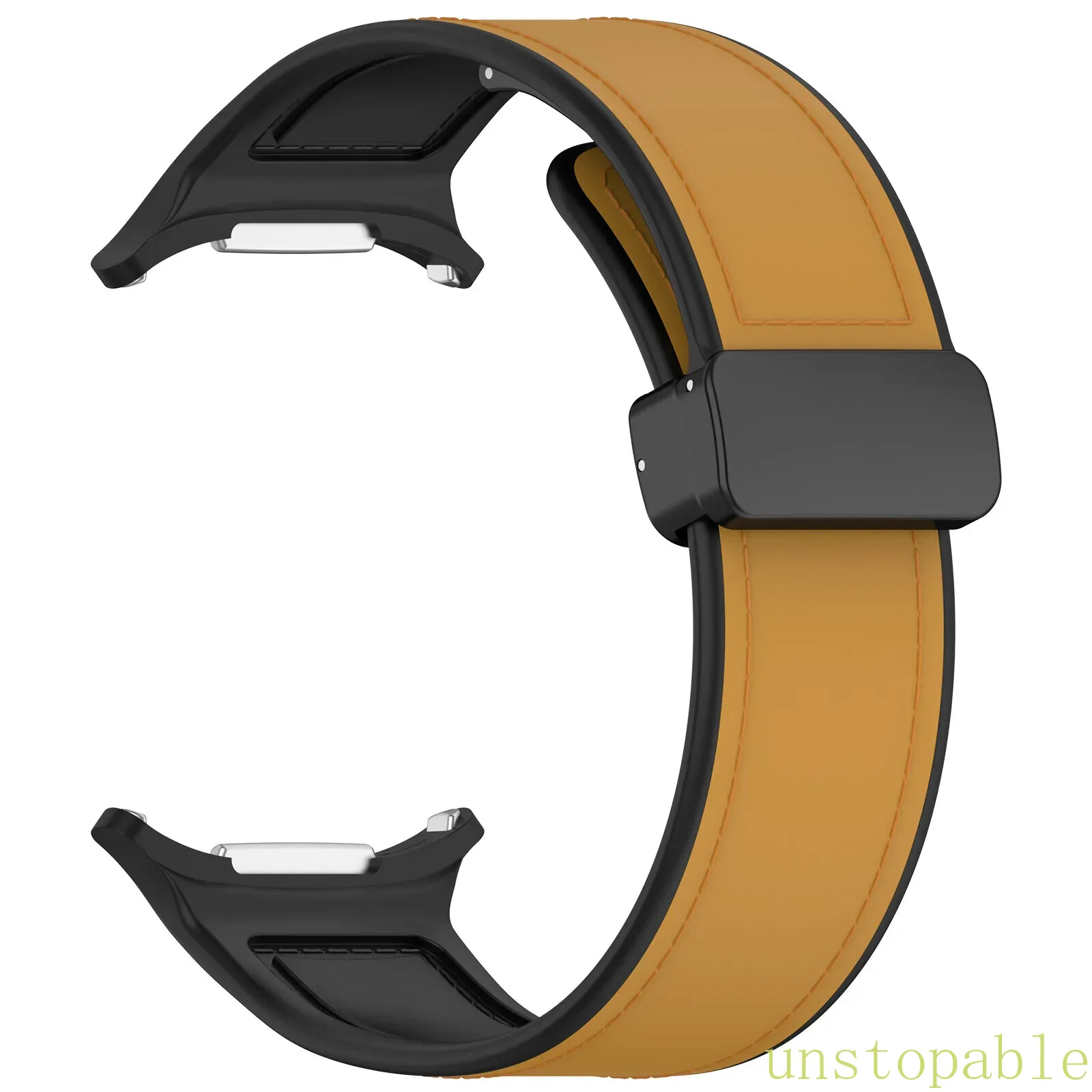 Soft Leather Silicone Strap Band Wristband For Samsung Galaxy Watch 7 Ultra 47mm