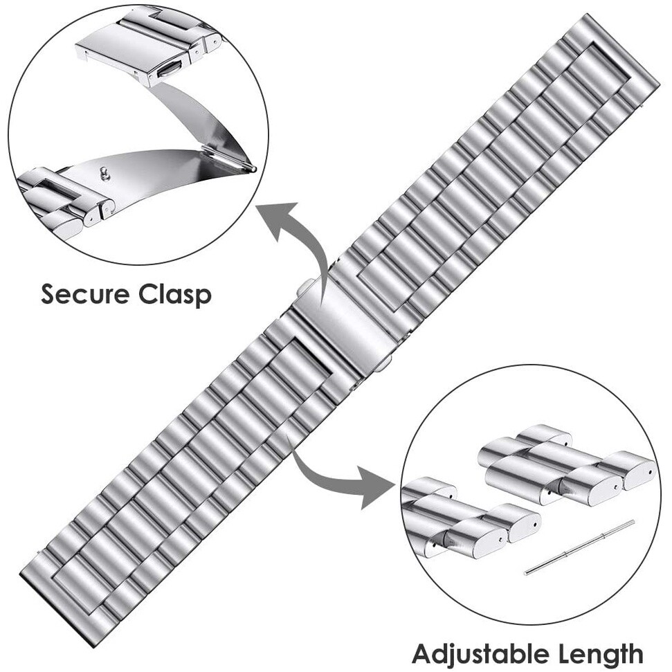 Metal Band Strap & Full TPU Case Cover For Samsung Galaxy Watch Active 2 40/44mm