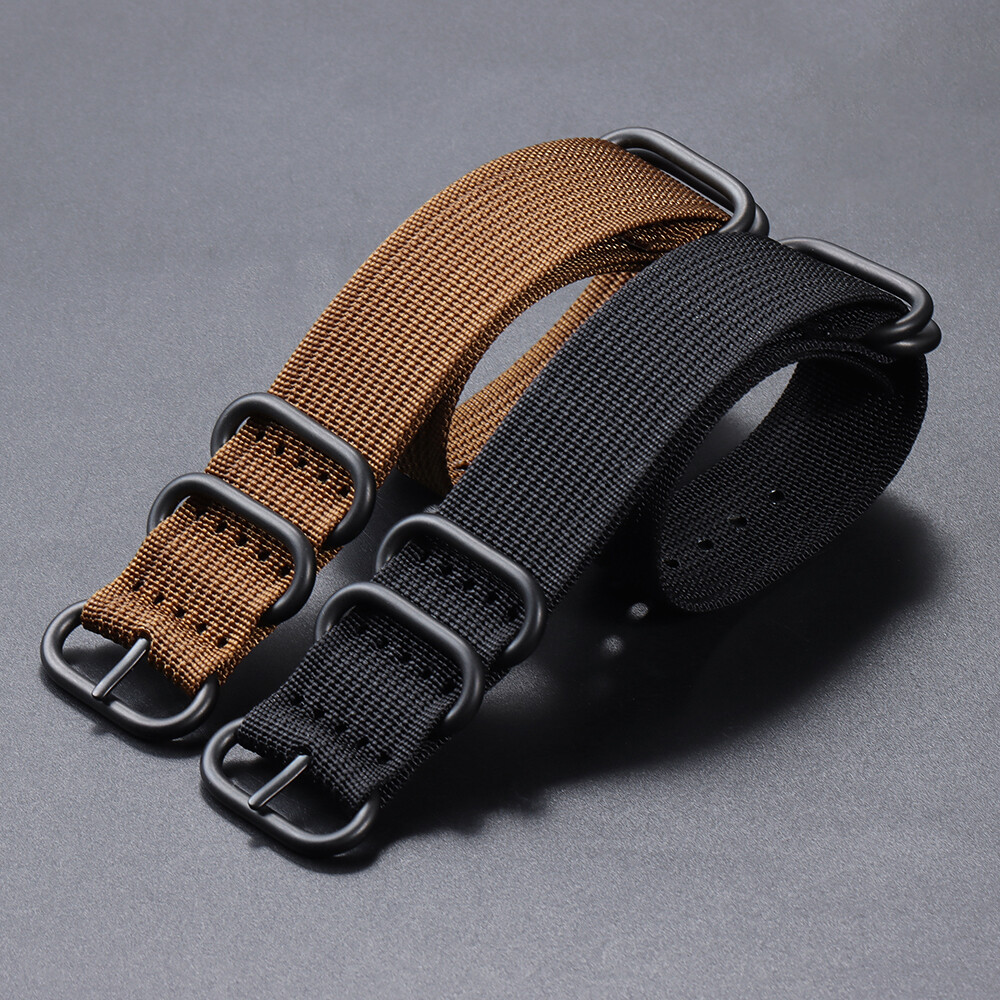 18mm 20mm 22mm 24mm Multiple Colour Military Nylon Watch Strap Band for Unisex
