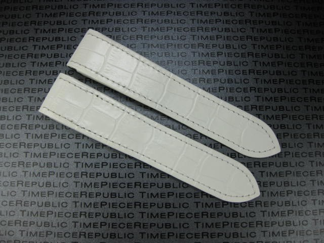 20mm Leather Strap Alligator Grain Watch Band Cartier for SANTOS 100 Medium 32mm