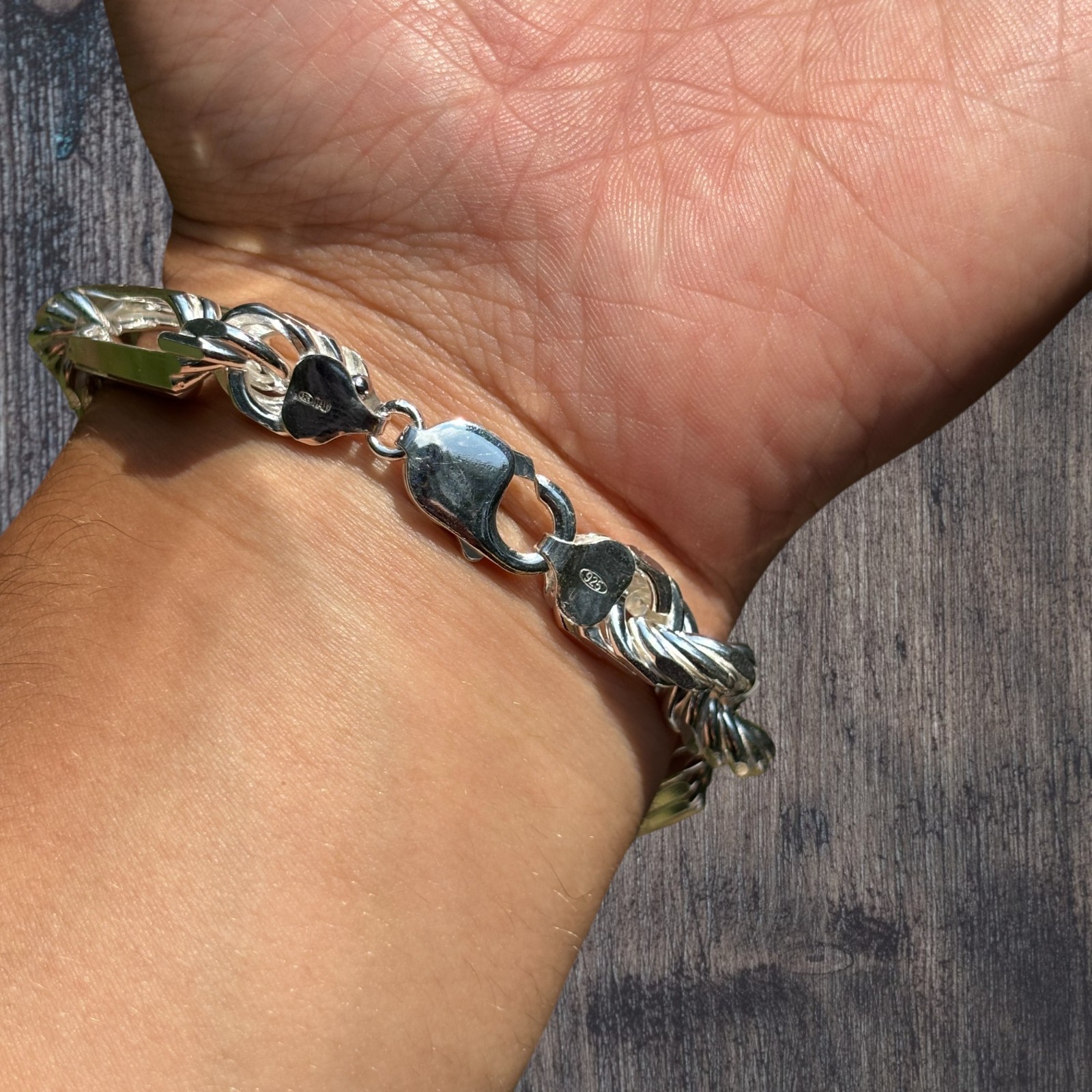10mm Figarope Milano Bracelet – Solid 925 Sterling Silver Or 14k Gold Vermeil