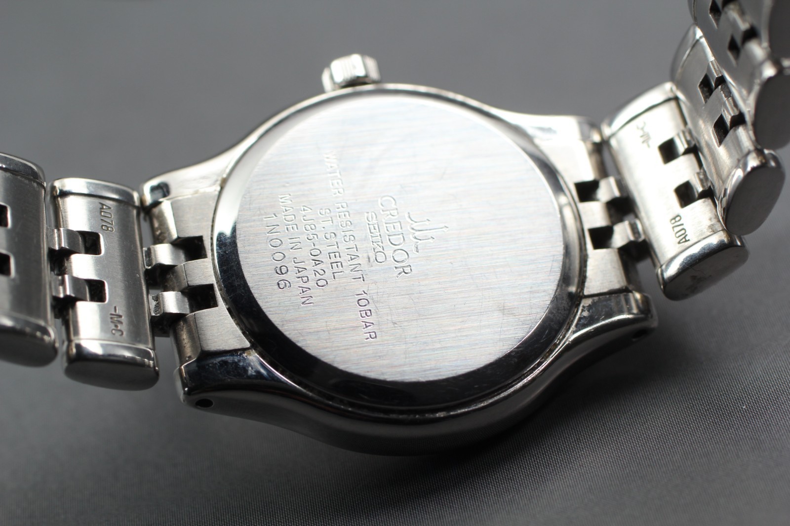 Quartz [Exc+5] Seiko Credor 4J85-0A20 Roman Dial 25mm Women Watch From JAPAN R1