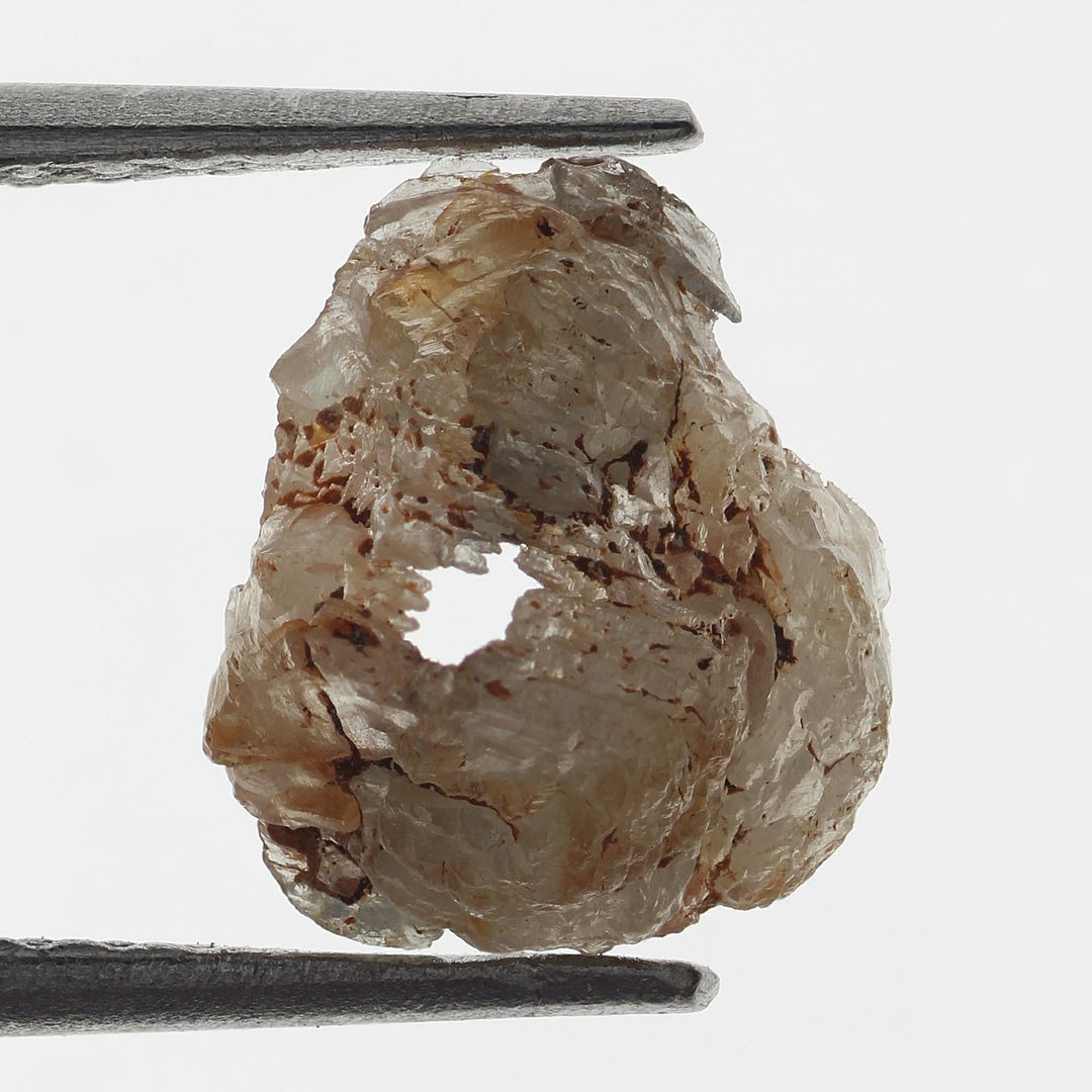7.96×7.21×3.94MM Brown Grey 0.63 carat Natural Loose Rough Diamond