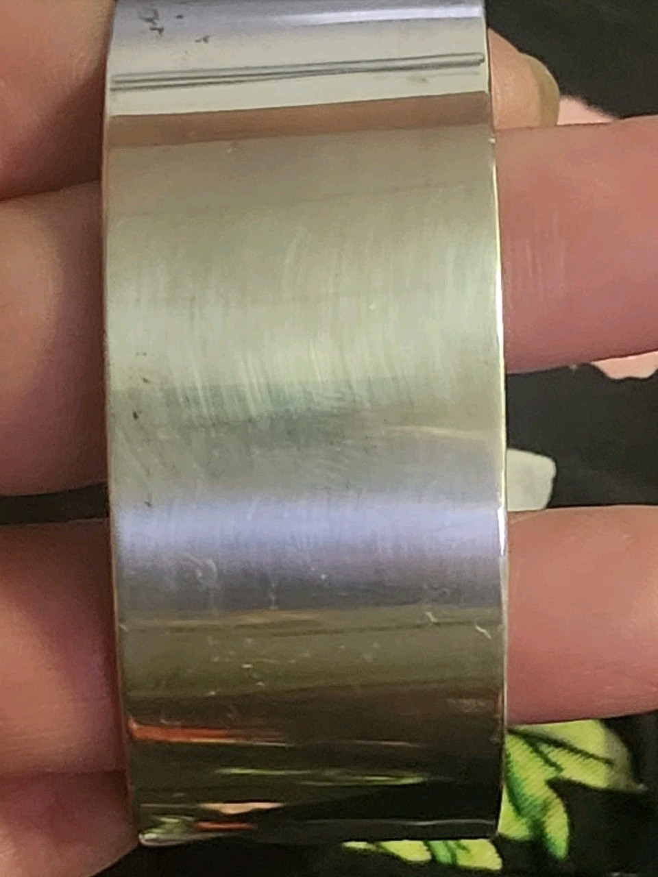 Sterling Silver ORB Cuff Bracelet Adjustable