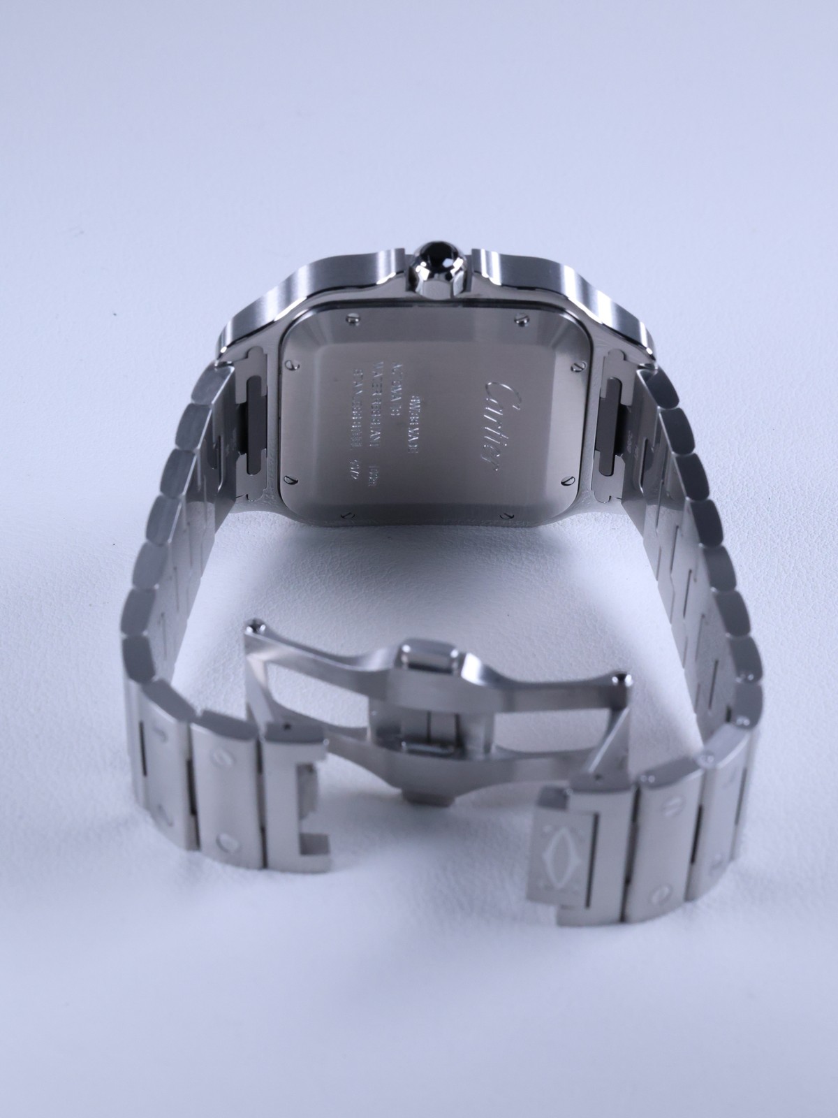 Cartier Santos de Cartier LM WSSA0037 47.5mm Gray Dial Full Set