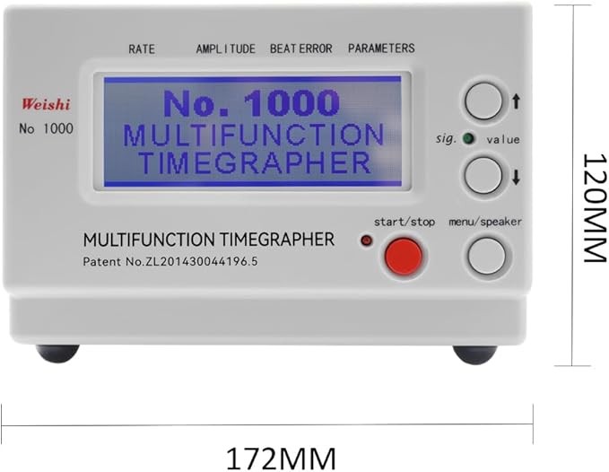 Weishi No.1000Watch Timegrapher Timing Tester Tool for Mechanical Watches Repair