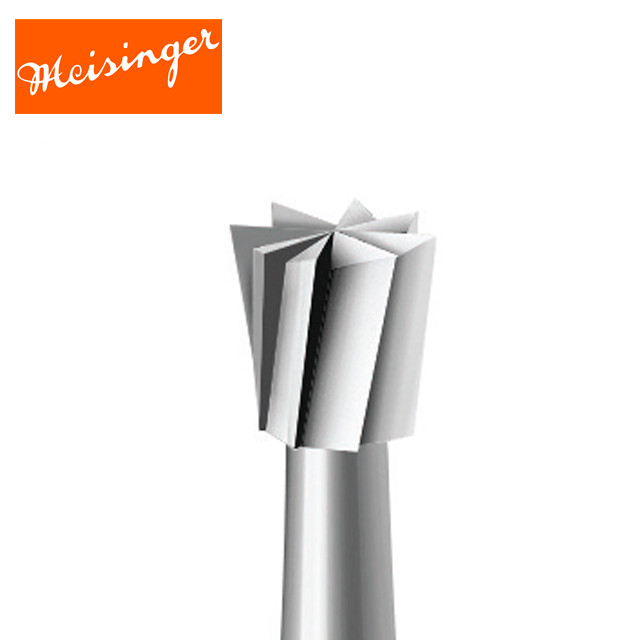 Inverted Cone Meisinger Burs (Pack of 6) FIG-3 / 24, Sizes 0.70mm – 2.30mm – NEW
