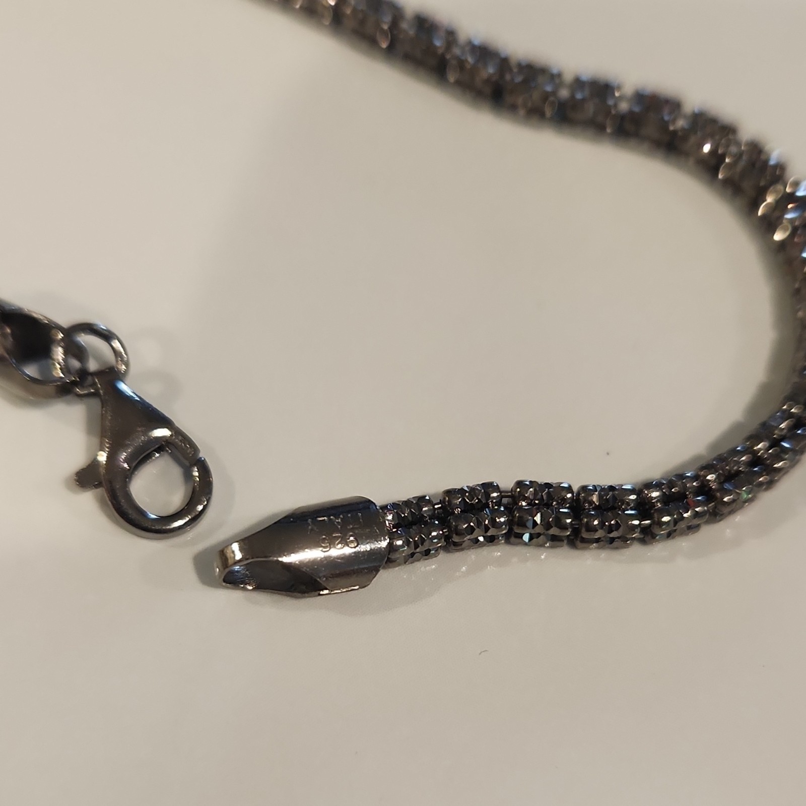 7.5″ Iced Barrel Tennis Bracelet