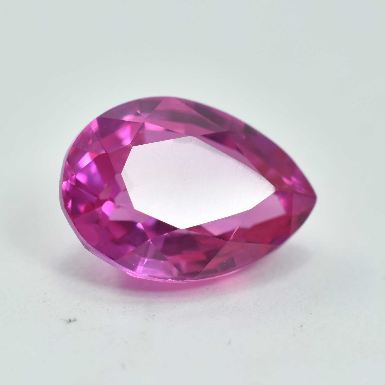 AAA+ CERTIFIED 3.55 Ct Natural Amazing Pink Ruby Rare Pear Cut Loose Gemstone