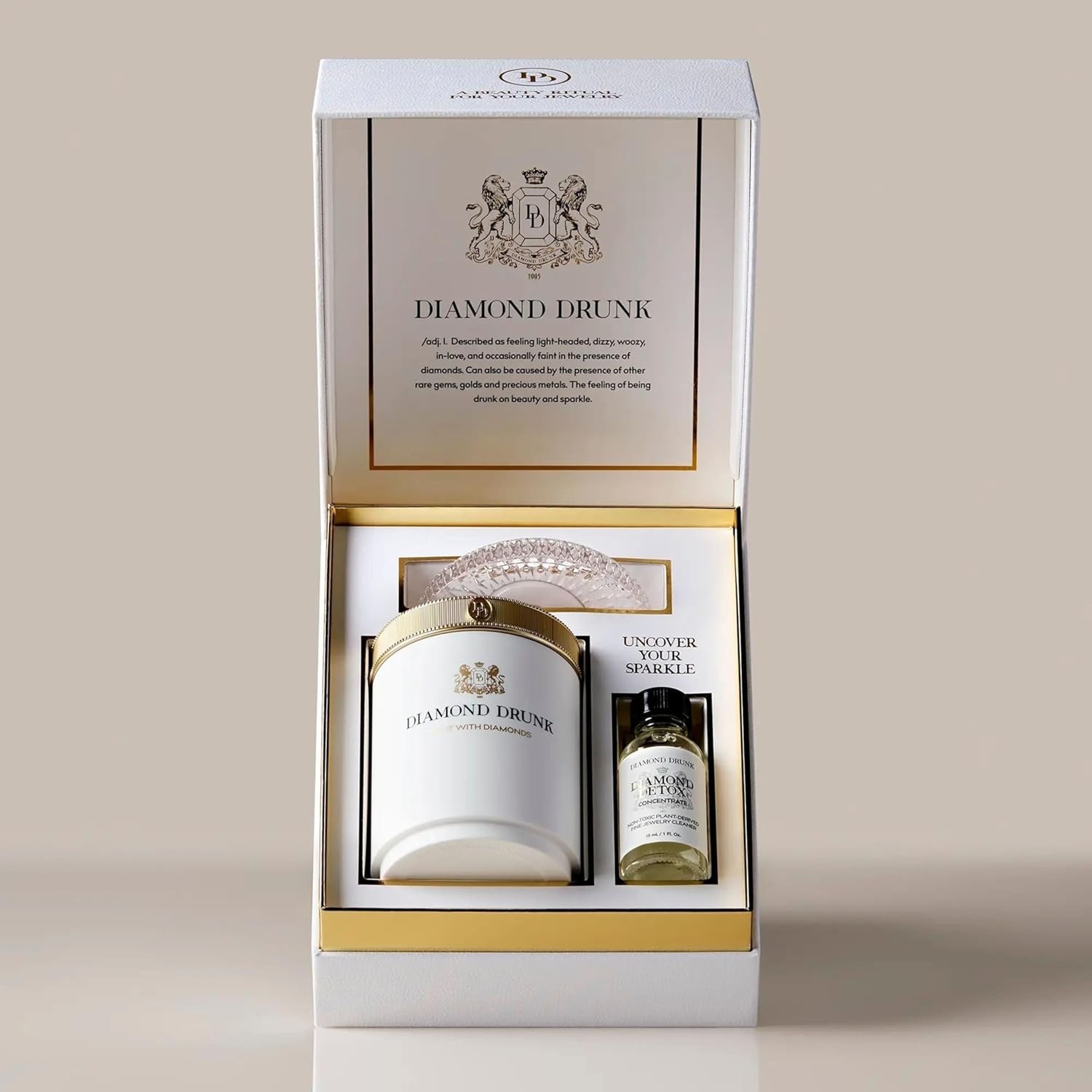 Diamond Jewelry Cleaning Kit Non-Toxic Gold Platinum Rings Fine Jewelry Care