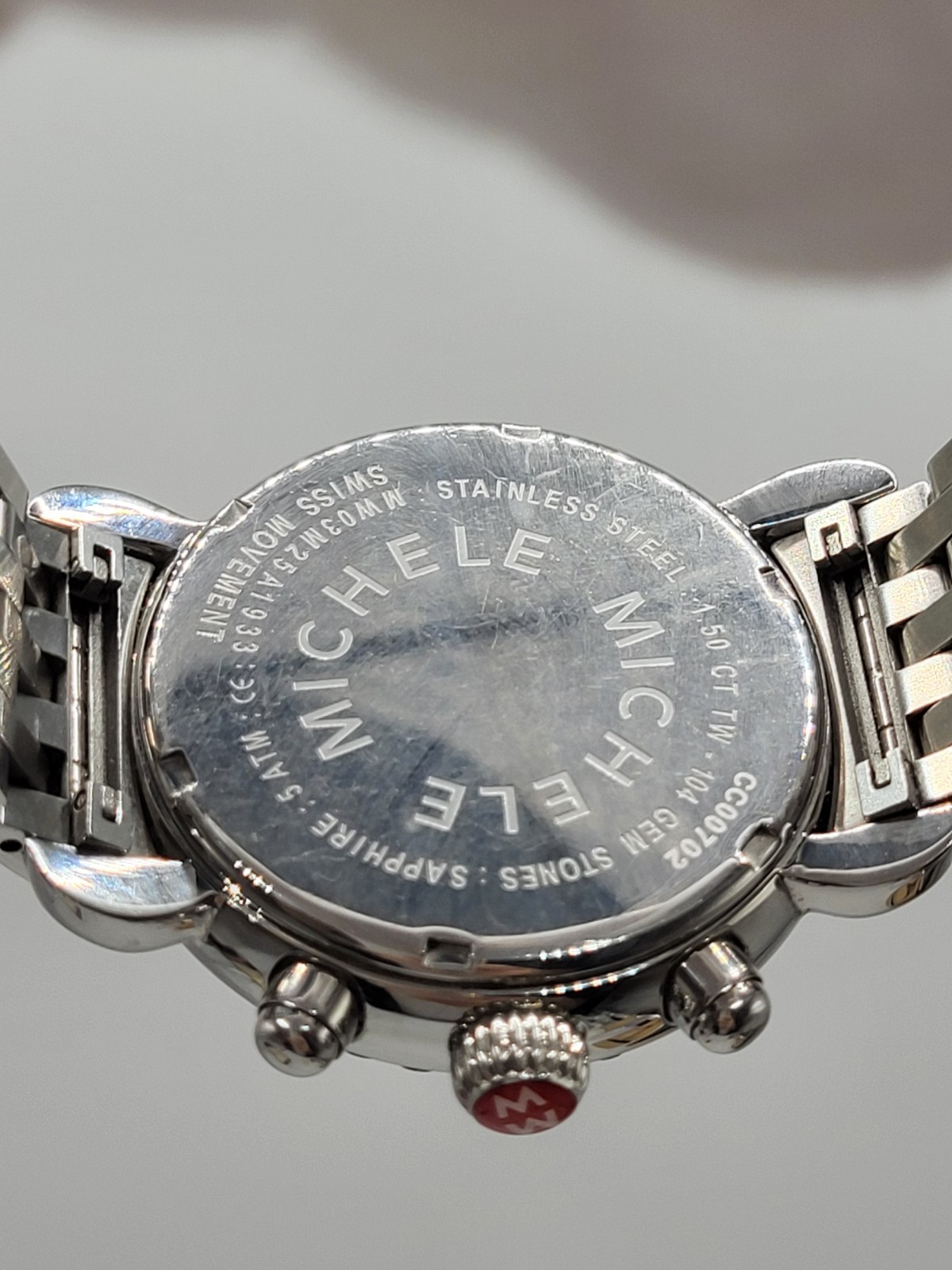 [SUPER RARE] Michele MW03M25A1933 Carousel CSX Semi Precious Stone Bezel Watch
