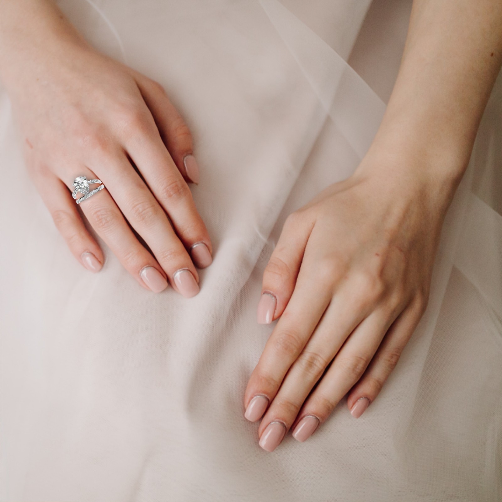 5.50 Ct Pear Moissanite Ring 925 Sterling Silver CZ Halo Engagement Bridal