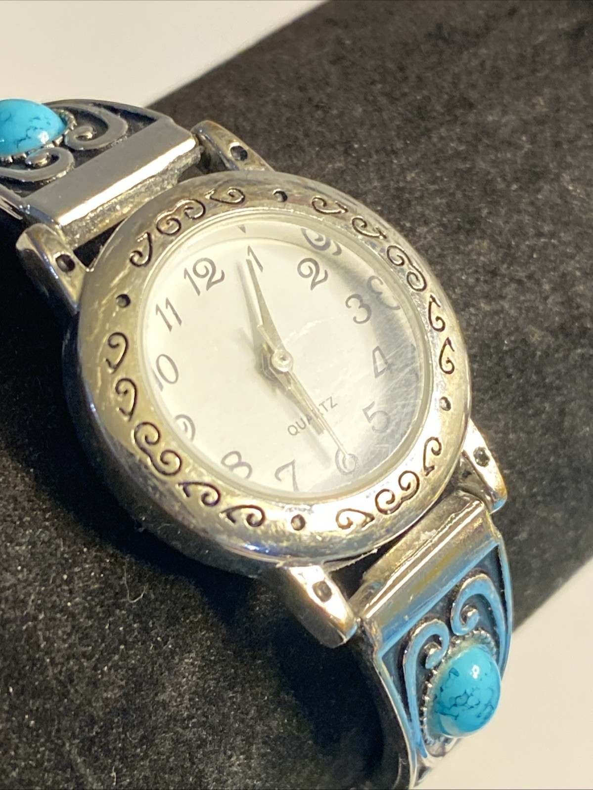 ACCUTIME WATCH CORP. WLM2002W8KL Quartz Women’s Watch New Battery