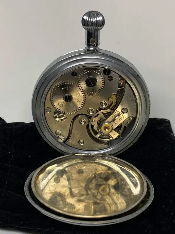 Vintage Minerva Duo-Stop Swiss Mechanical Stopwatch 7 Jewels Working 30 Min