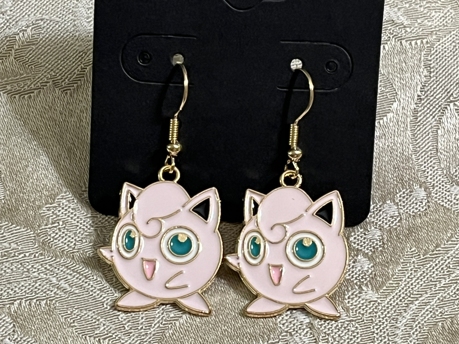 Japanese Anime Poke Cartoon Video Game Enamel Drop Dangle Adorable Earring Set