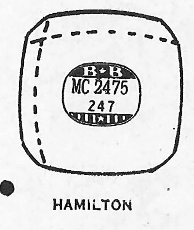 HAMILTON : BLAKE – Cushion w/Radius Corners 24.7mm x 24.7mm